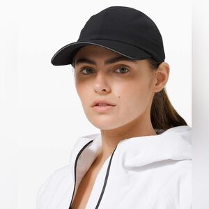 Lululemon Women’s Fast and Free Black Ponytail Hat One Size